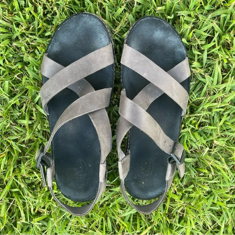 Chaco Wayfarer Sandals Tornado Size 9 Comfort Leather Shoes Buckle - Picture 7 of 8
